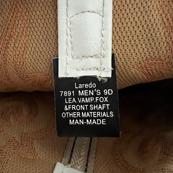 LAREDO men’s boots size 9 D - Picture 3 of 5